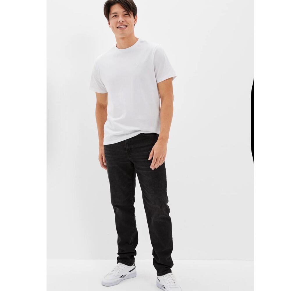 American Eagle Air Flex + Mens Denim Jeans Black 30